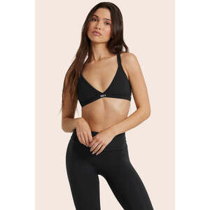 SET Active AIRLUXE™ BREATHE TRIANGLE BRA - ONYX Size MOnyx / M